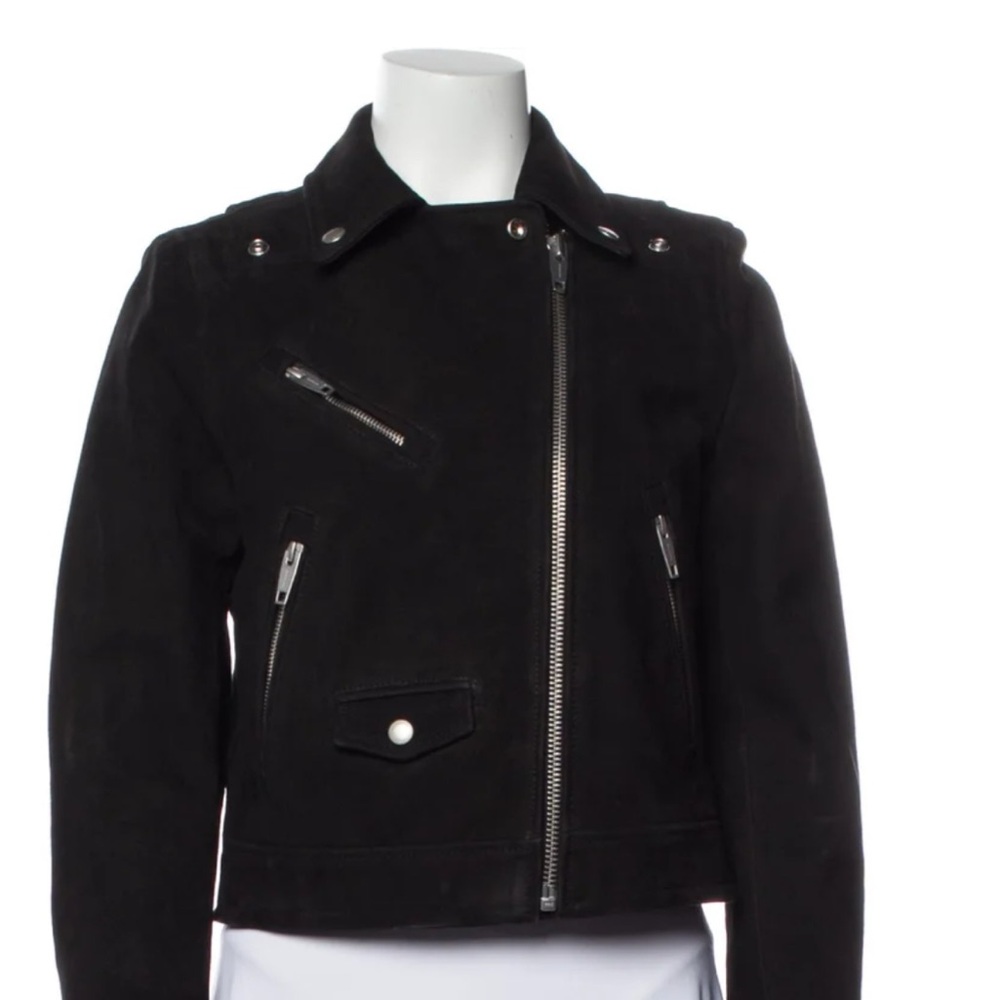 Black biker jacket * Suede leathe...